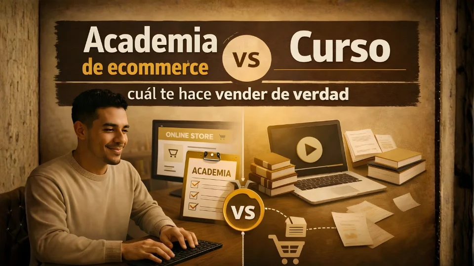 Academia versus curso de ecommerce